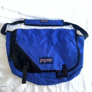 JanSport Vintage 90s Canvas Messenger Bag